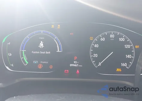 2019 Honda Accord Hybrid Touring из США, поврежденный, VIN 1HGCV3F93KA003768